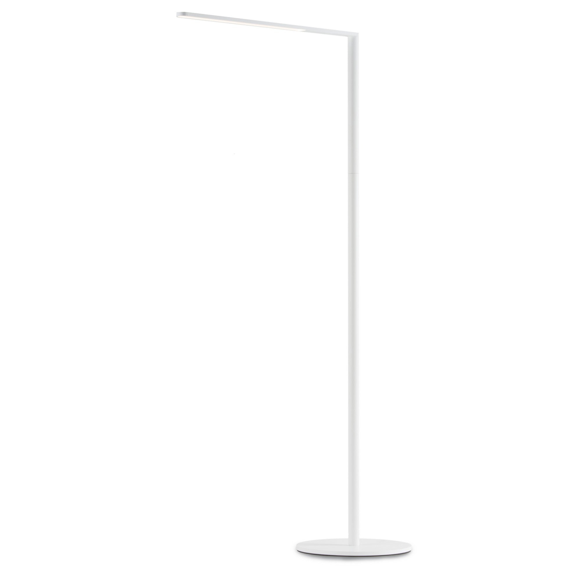 Lady7 Matte White Contemporary LED Floor Lamp with USB Port - Bees Lighting