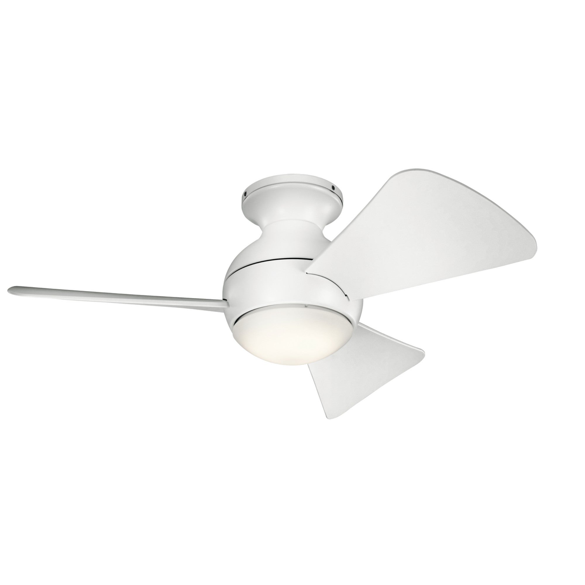 Sola 34" LED Outdoor Flush Mount Ceiling Fan - Bees Lighting