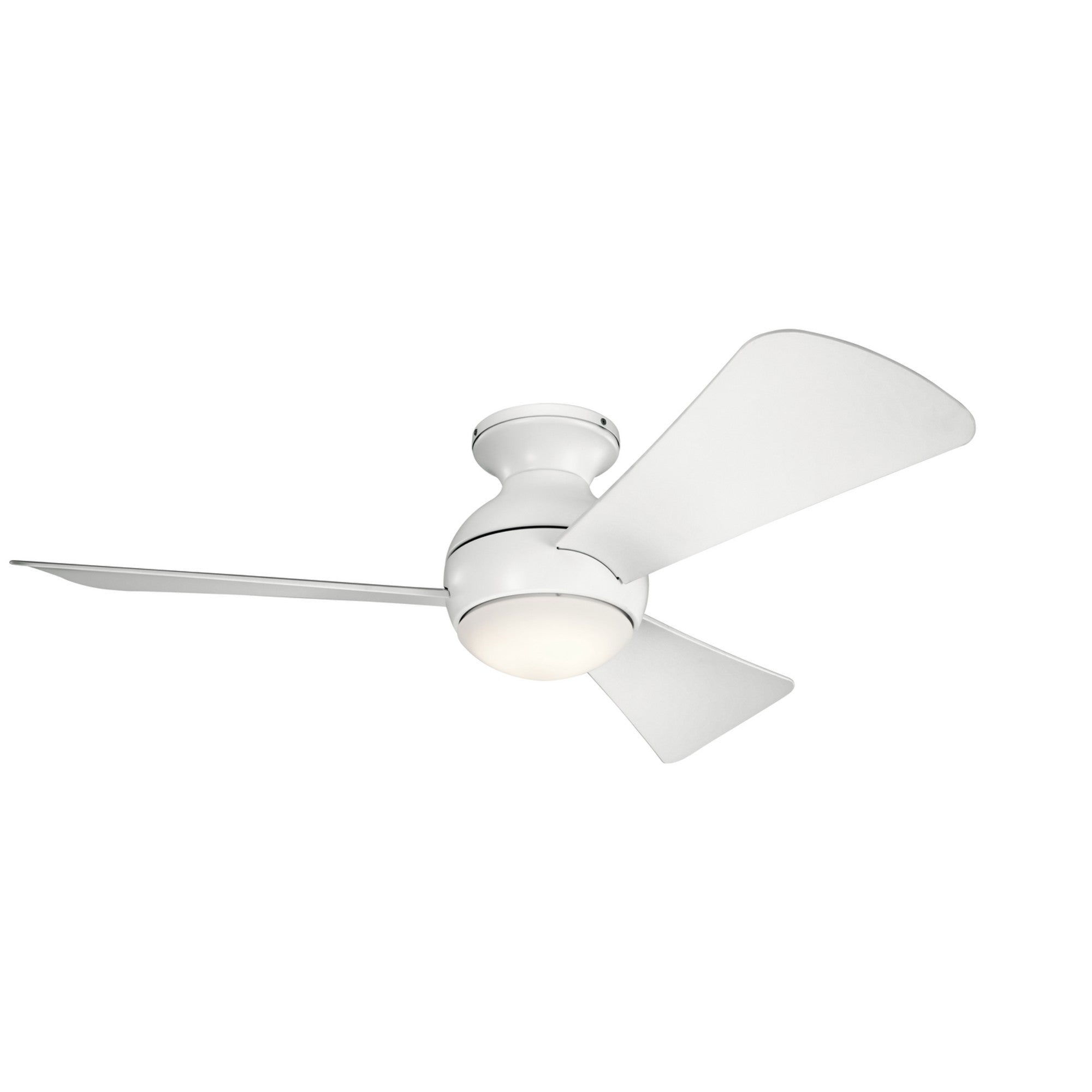Sola 44" LED Outdoor Flush Mount Ceiling Fan - Bees Lighting