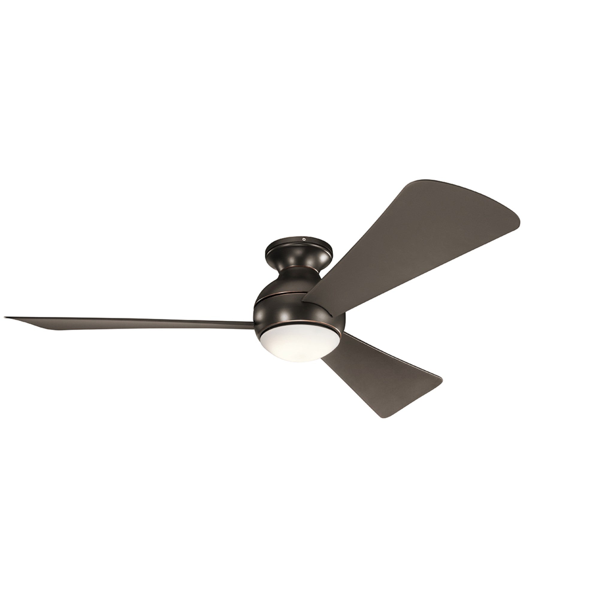 Sola 54" LED Outdoor Flush Mount Ceiling Fan - Bees Lighting