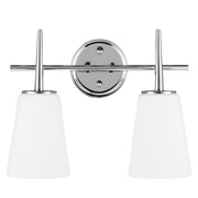 Driscoll 16" 2-Light LED Bathroom Vanity, Chrome Finish - Bees Lighting