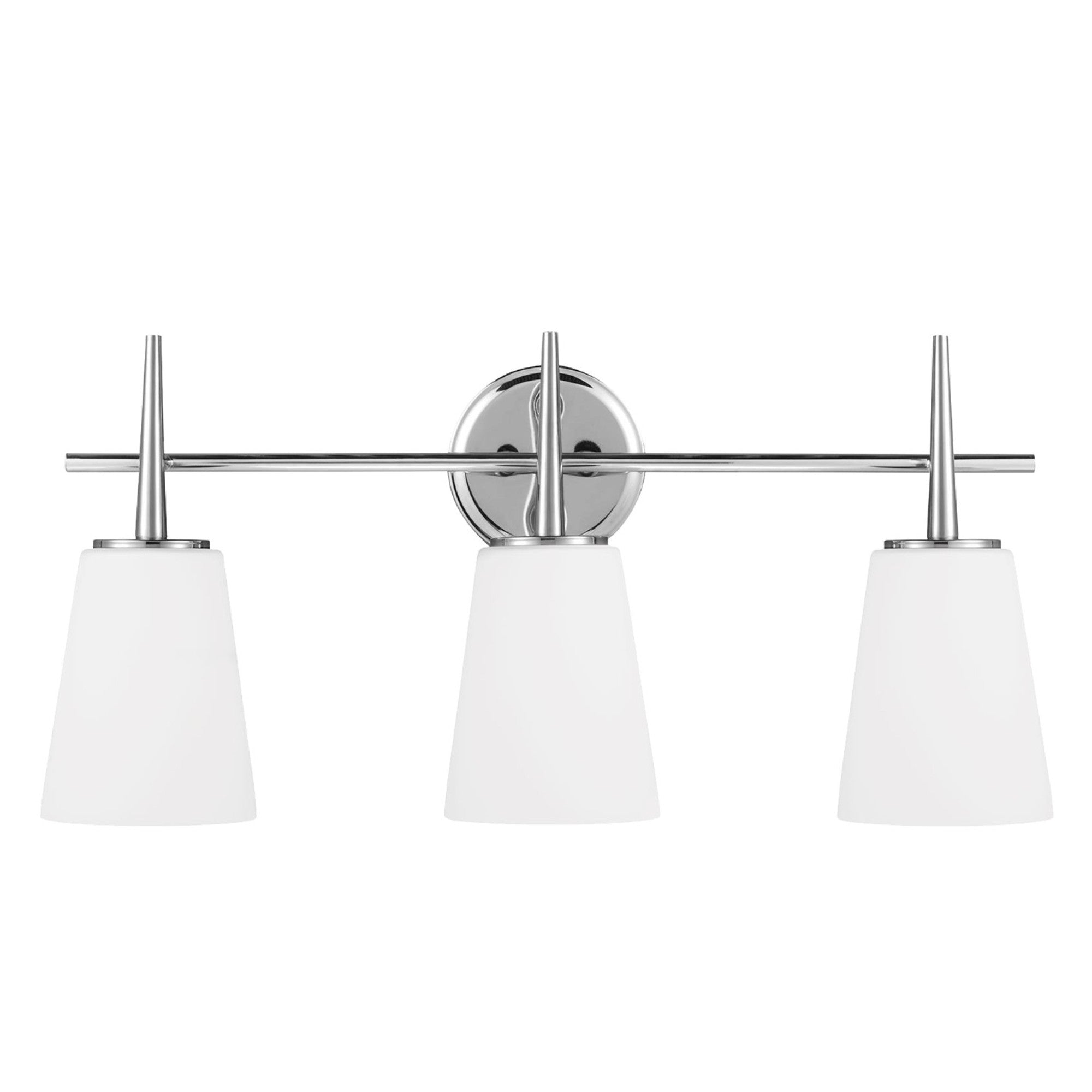 Driscoll 25" 3-Light LED Bathroom Vanity, Chrome Finish - Bees Lighting