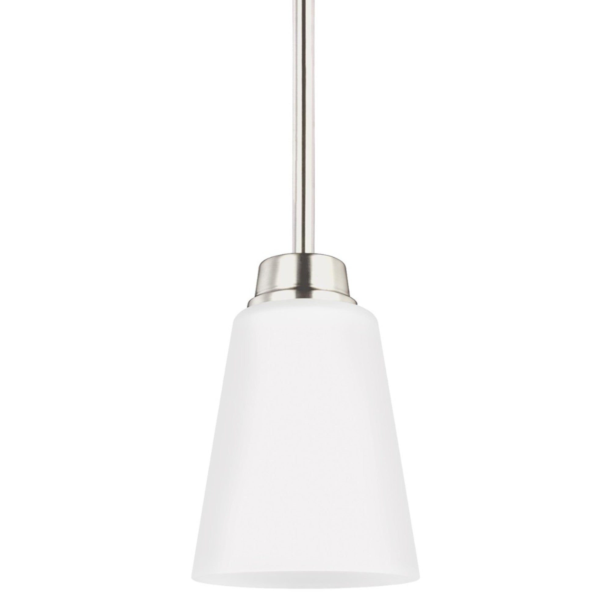 Kerrville 4" LED Mini Pendant, Brushed Nickel Finish - Bees Lighting