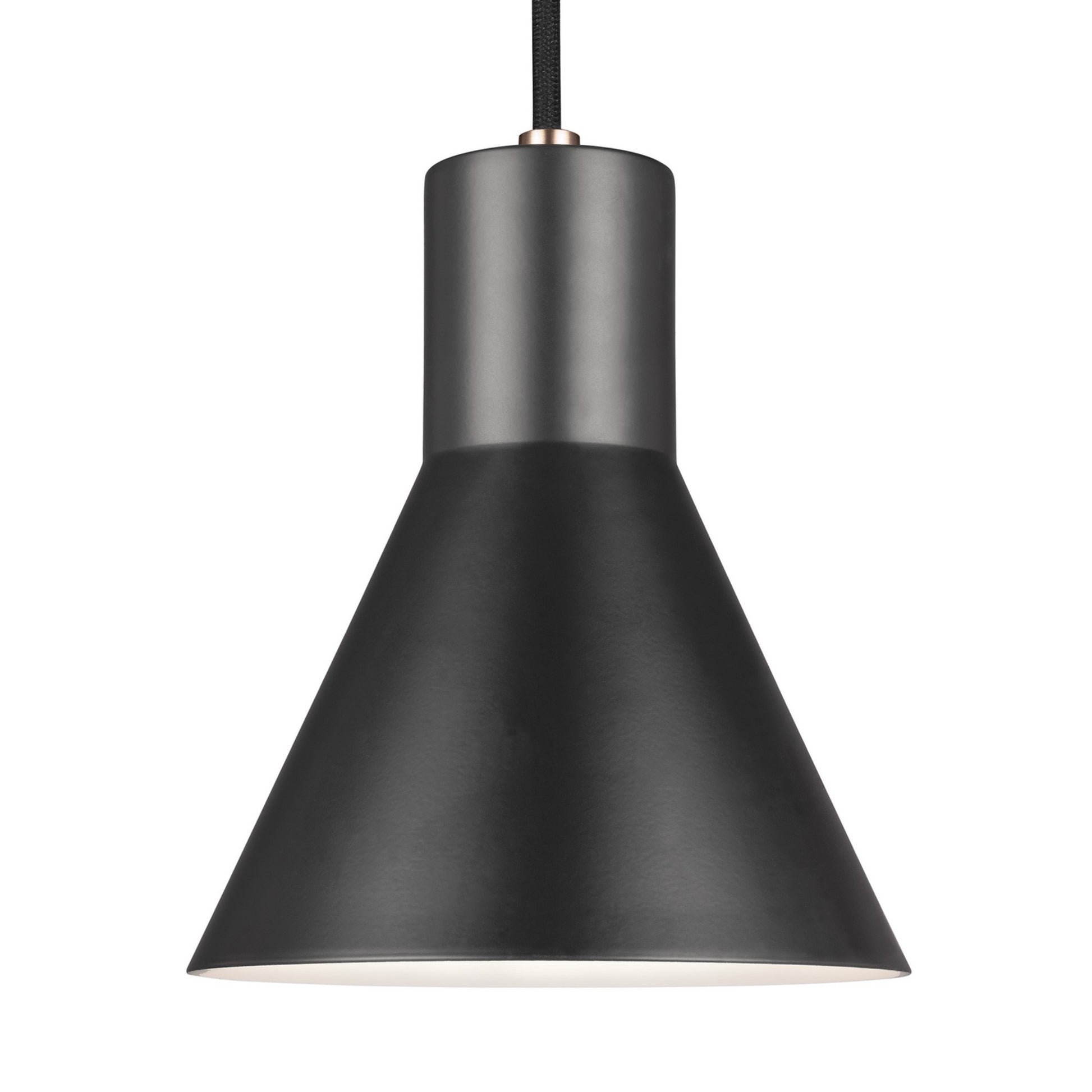 Towner 7" Mini Pendant, Satin Brass Finish - Bees Lighting