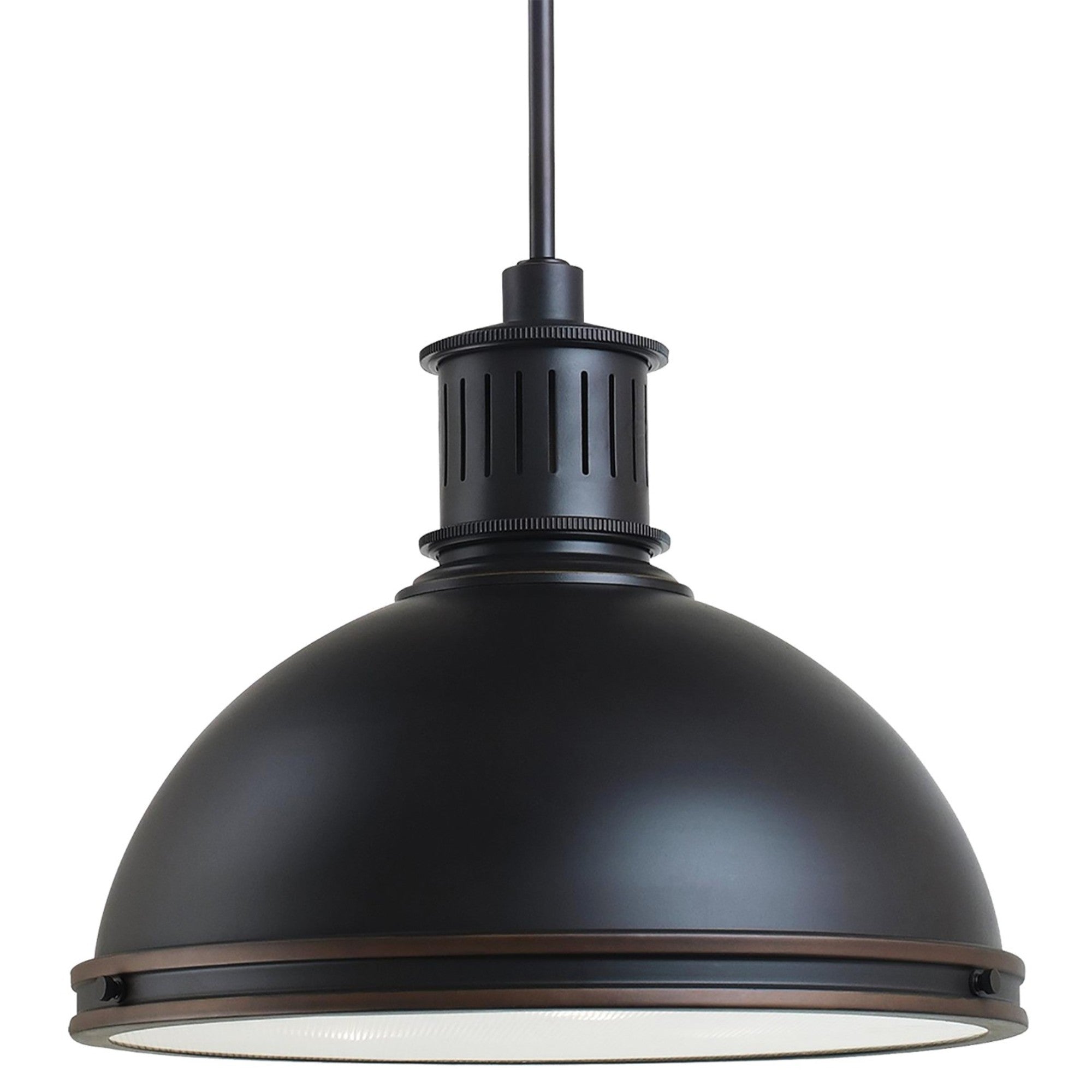 Pratt Street Metal 16" 3-Light LED Pendant, Autumn Bronze Finish - Bees Lighting
