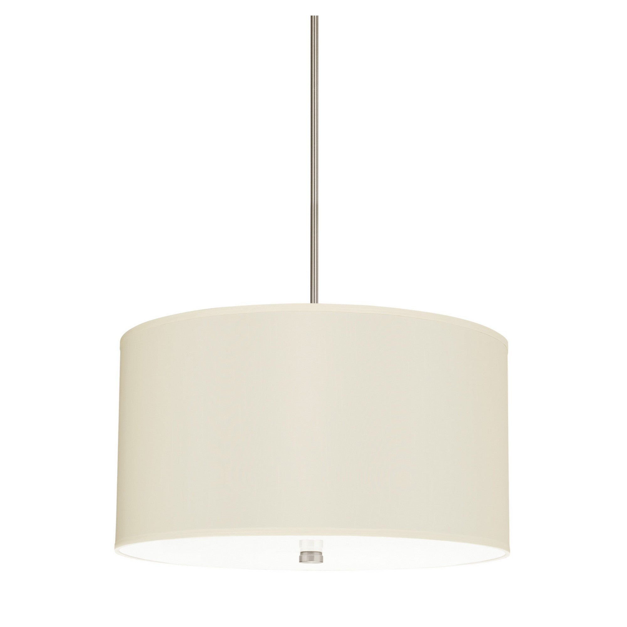 Dayna Shade 24" 4-Light LED Pendant, Brushed Nickel Finish - Bees Lighting