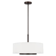 Nance 19" 3-Light Pendant, Bronze Finish - Bees Lighting