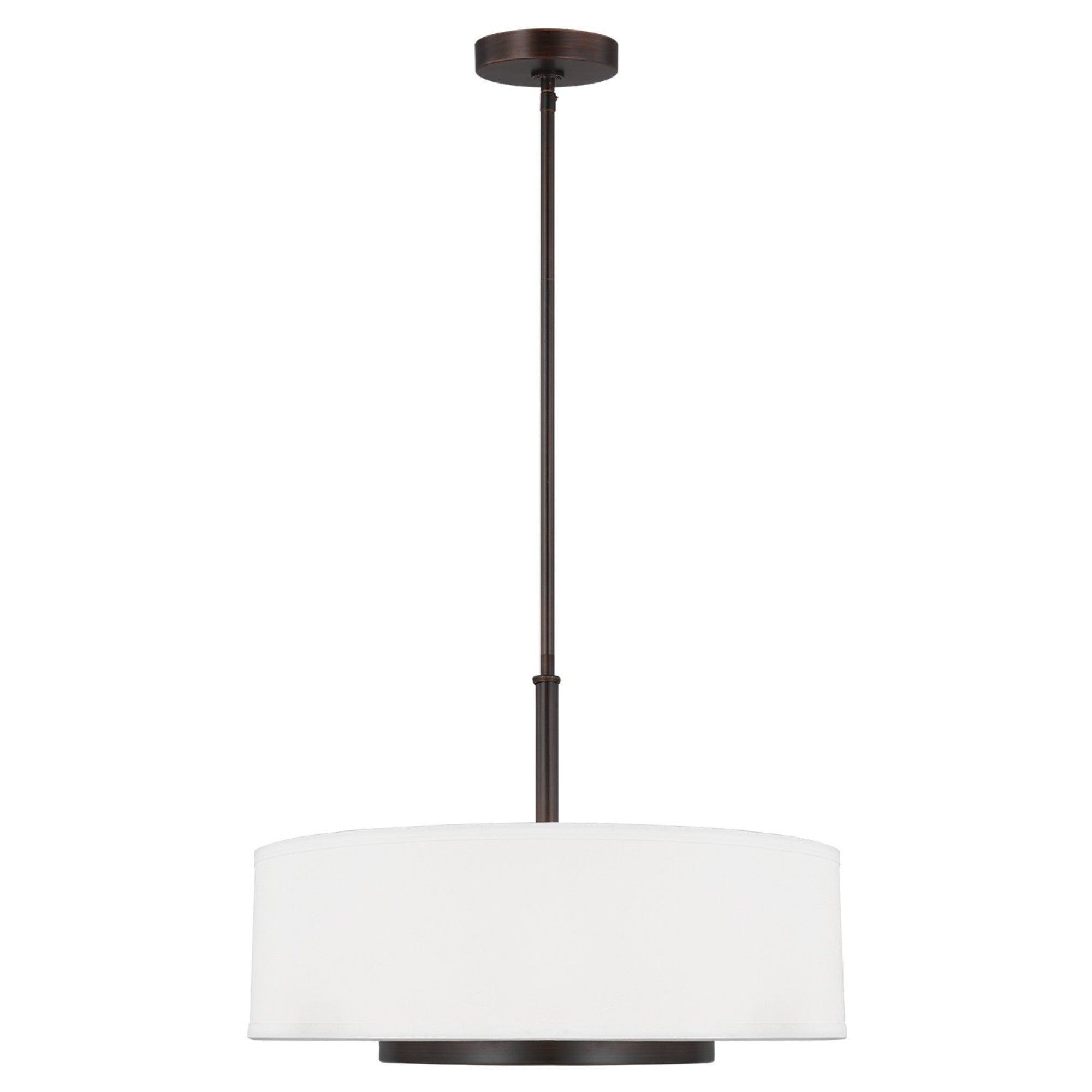 Nance 19" 3-Light LED Pendant, Bronze Finish - Bees Lighting