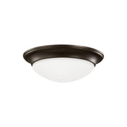 Nash 14" 2-Light LED Flush Mount, Bronze Finish - Bees Lighting