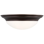 Nash 17" 3-Light LED Flush Mount, Bronze Finish - Bees Lighting