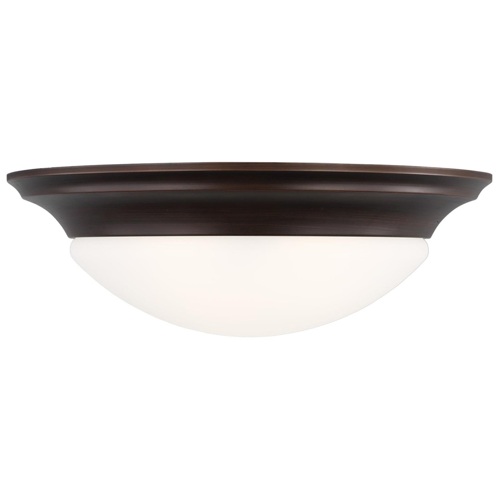Nash 17" 3-Light LED Flush Mount, Bronze Finish - Bees Lighting