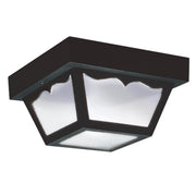 8" LED Outdoor Flush Mount, Black Finish - Bees Lighting