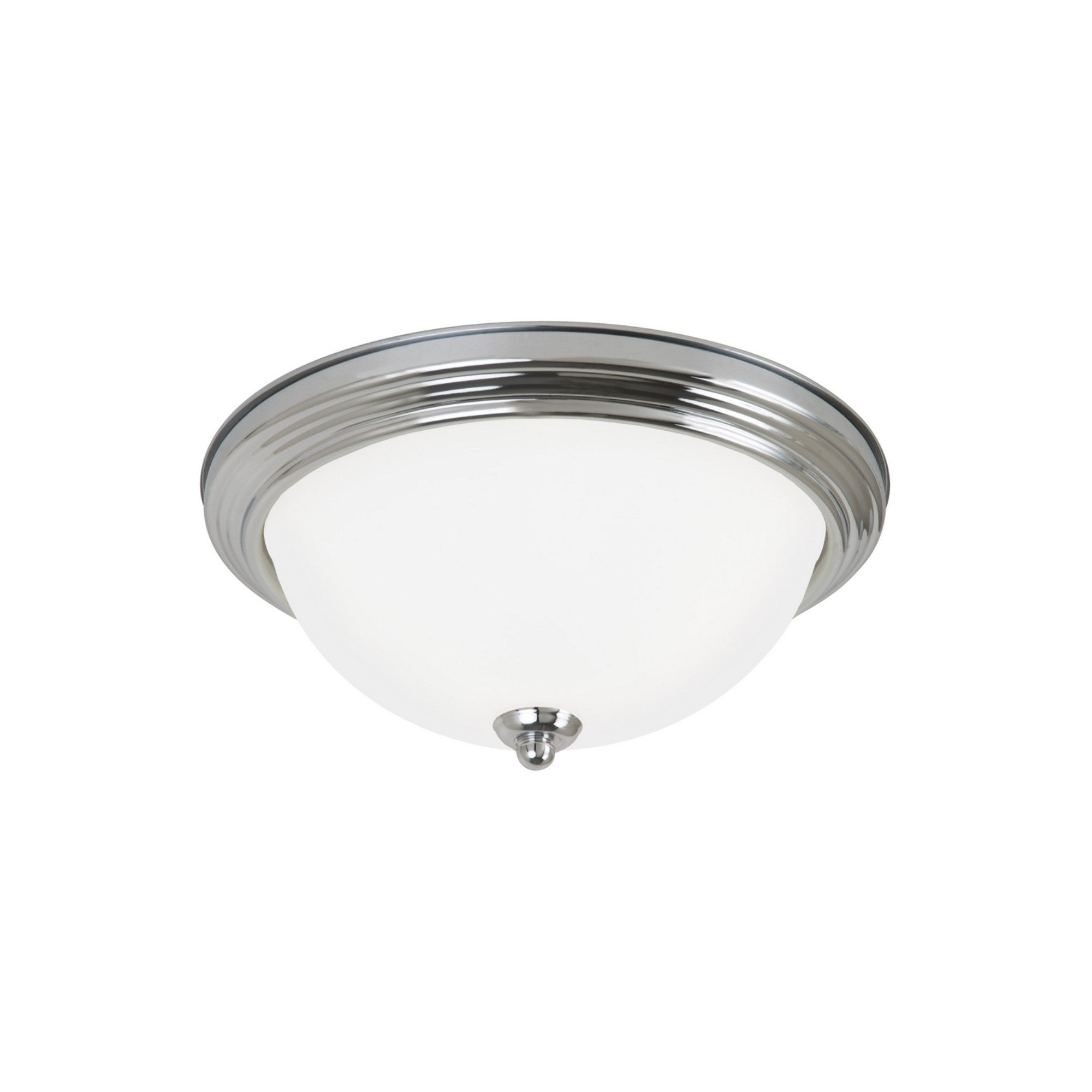 Geary 11" LED Flush Mount, Chrome Finish - Bees Lighting