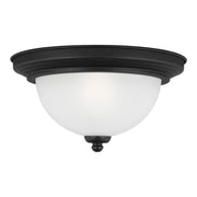 Geary 11" LED Flush Mount, Midnight Black Finish - Bees Lighting