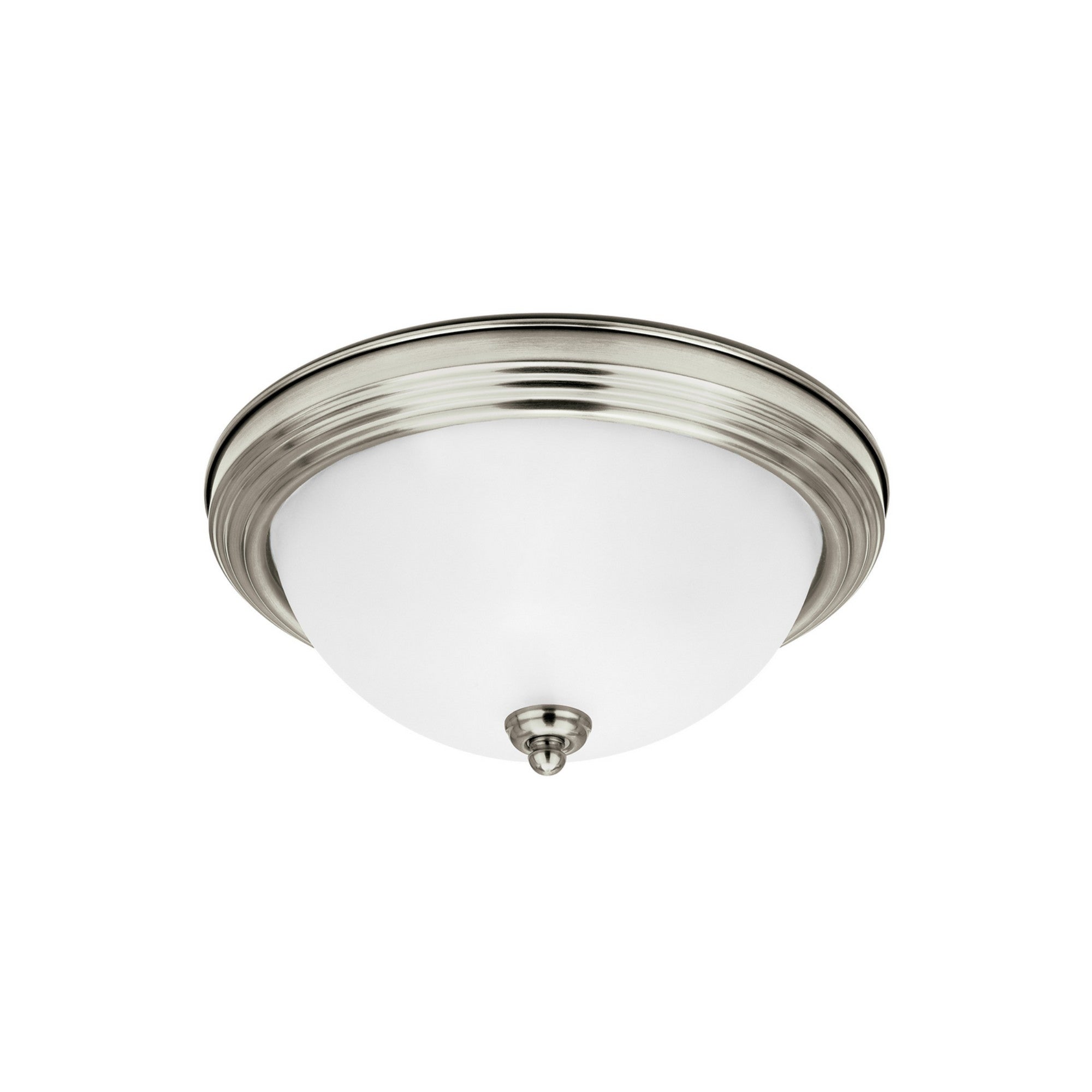 Geary 11" LED Flush Mount, Brushed Nickel Finish - Bees Lighting