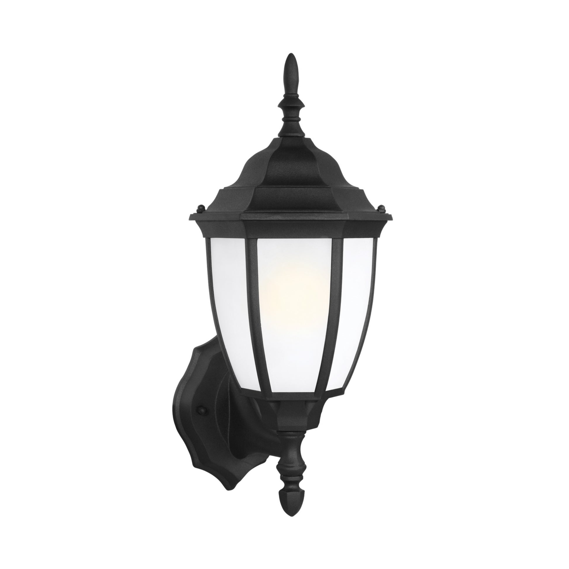 Bakersville 16" Outdoor Wall Lantern 89940, Black Finish - Bees Lighting