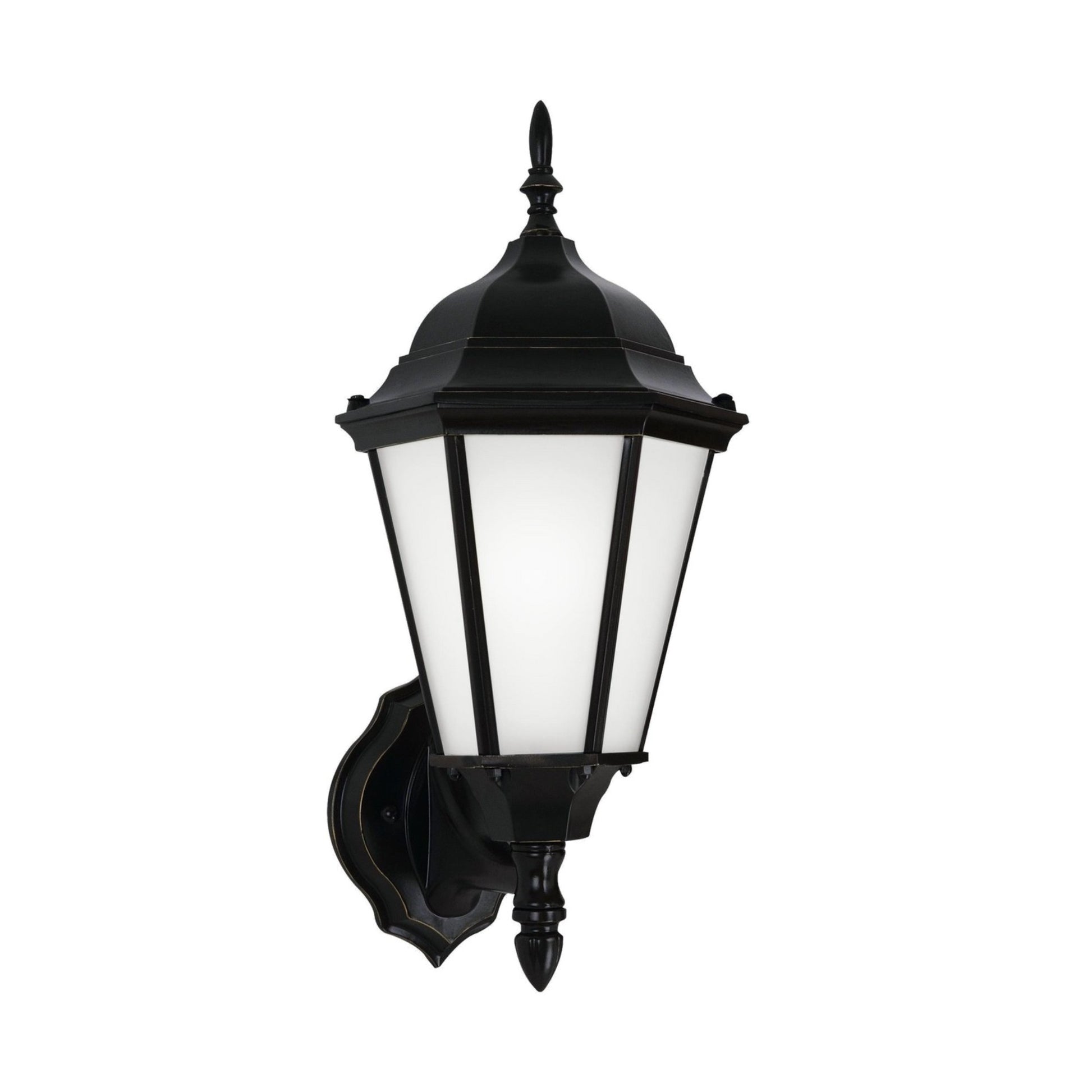 Bakersville 17" Outdoor Wall Lantern 89941, Black Finish - Bees Lighting
