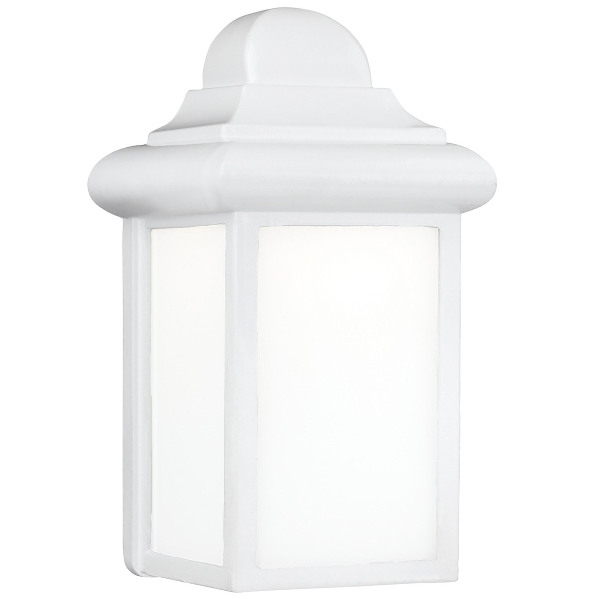 Mullberry Hill 9 In. Outdoor Wall Light Smooth White White Finish - Bees Lighting