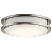 Avon 12" LED Flush Mount, Brushed Nickel Finish - Bees Lighting