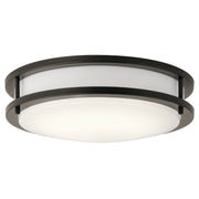 Avon 12" LED Flush Mount, Olde Bronze Finish - Bees Lighting