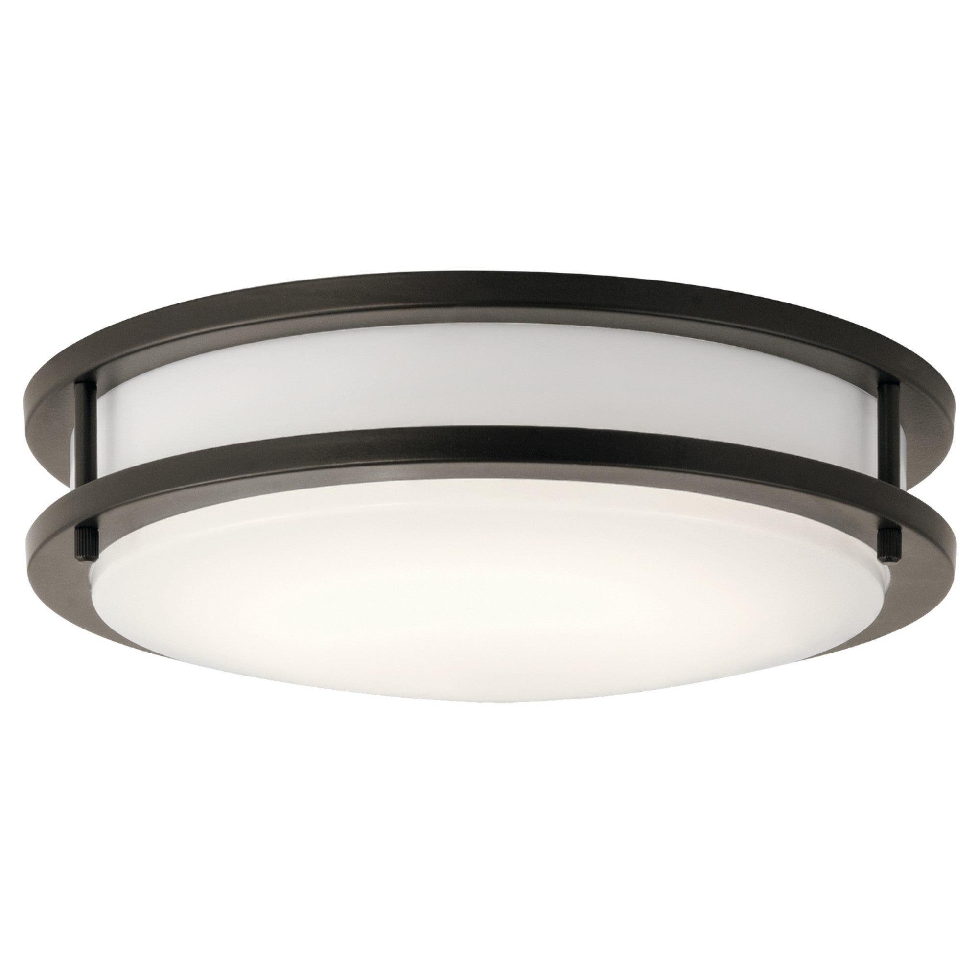 Avon 12" LED Flush Mount, Olde Bronze Finish - Bees Lighting