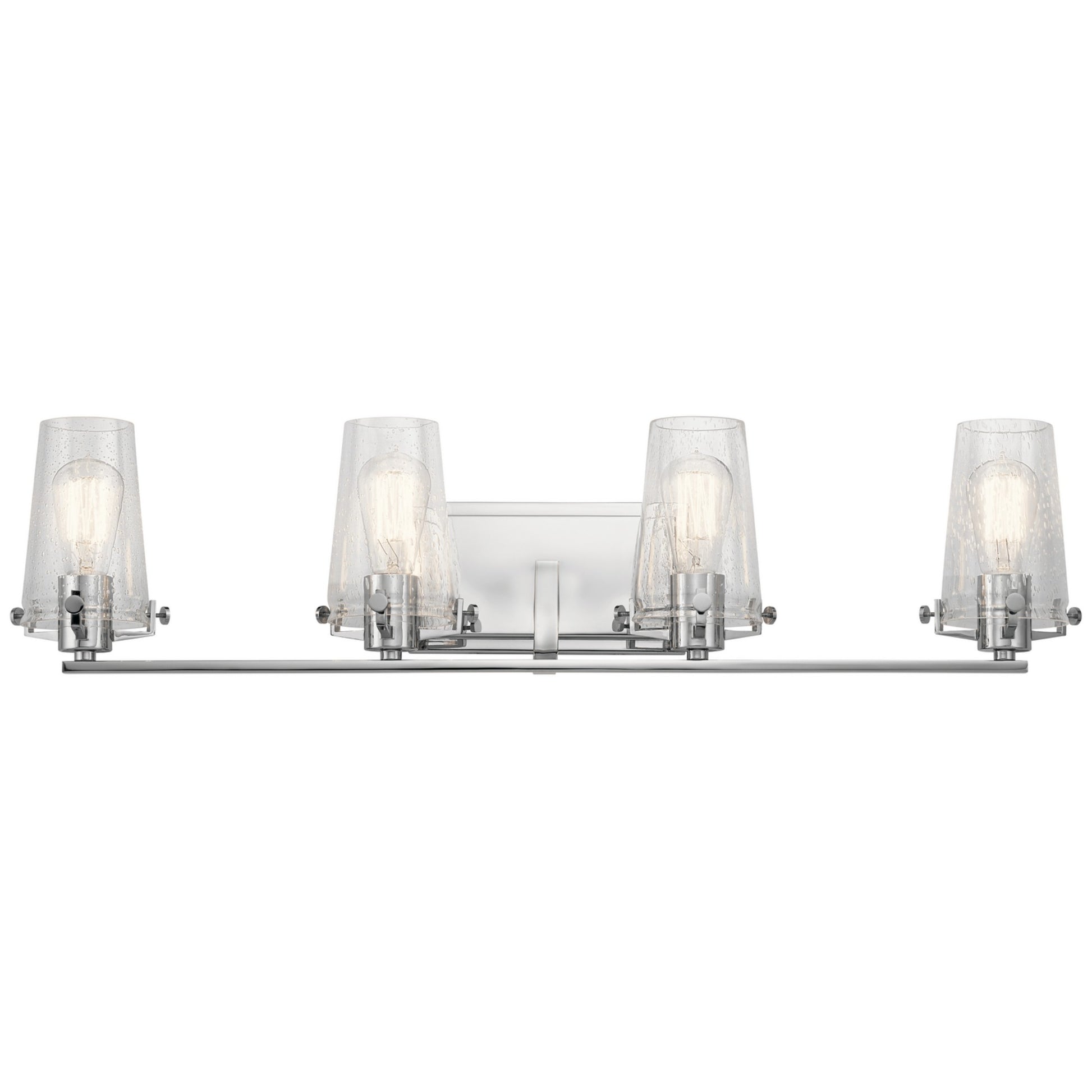 Alton 34" 4-Light Bath Vanity Light, Chrome Finish - Bees Lighting