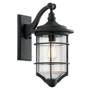 Royal Marine 18" Outdoor Wall Light, Distressed Black Finish - Bees Lighting