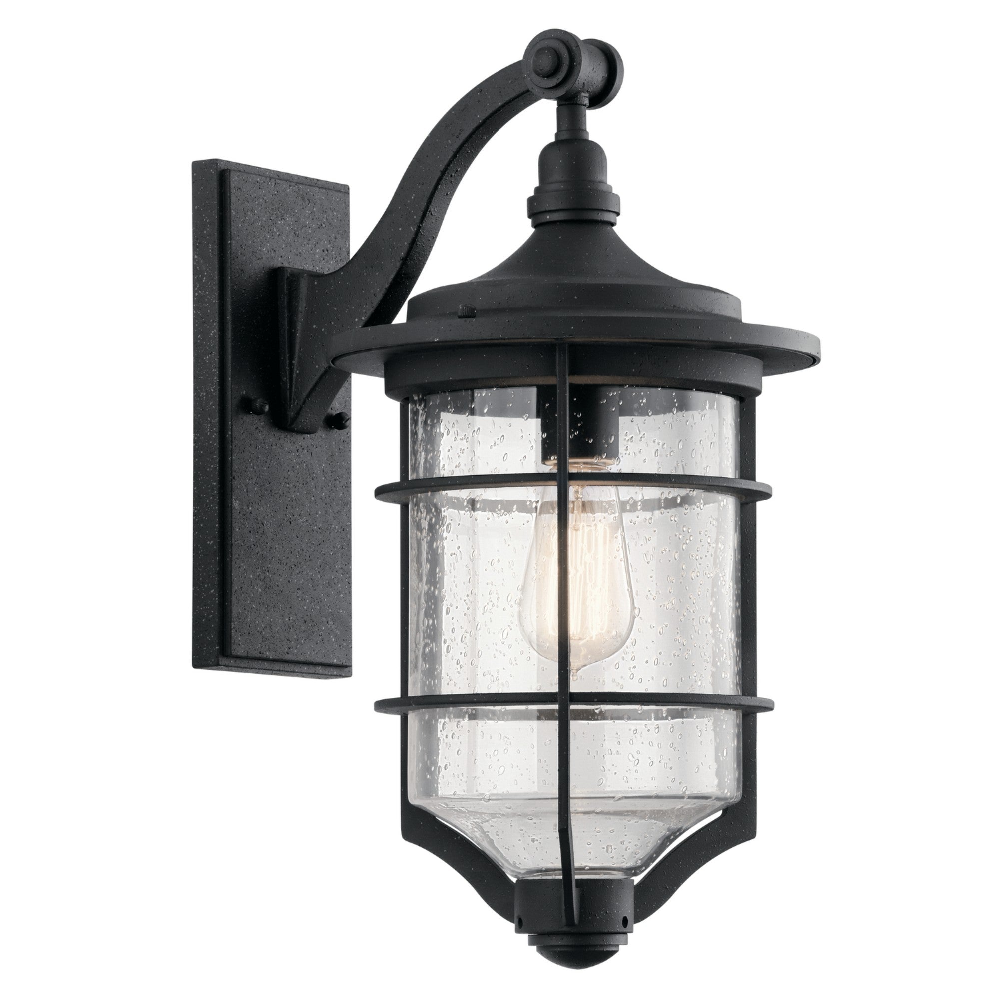 Royal Marine 18" Outdoor Wall Light, Distressed Black Finish - Bees Lighting