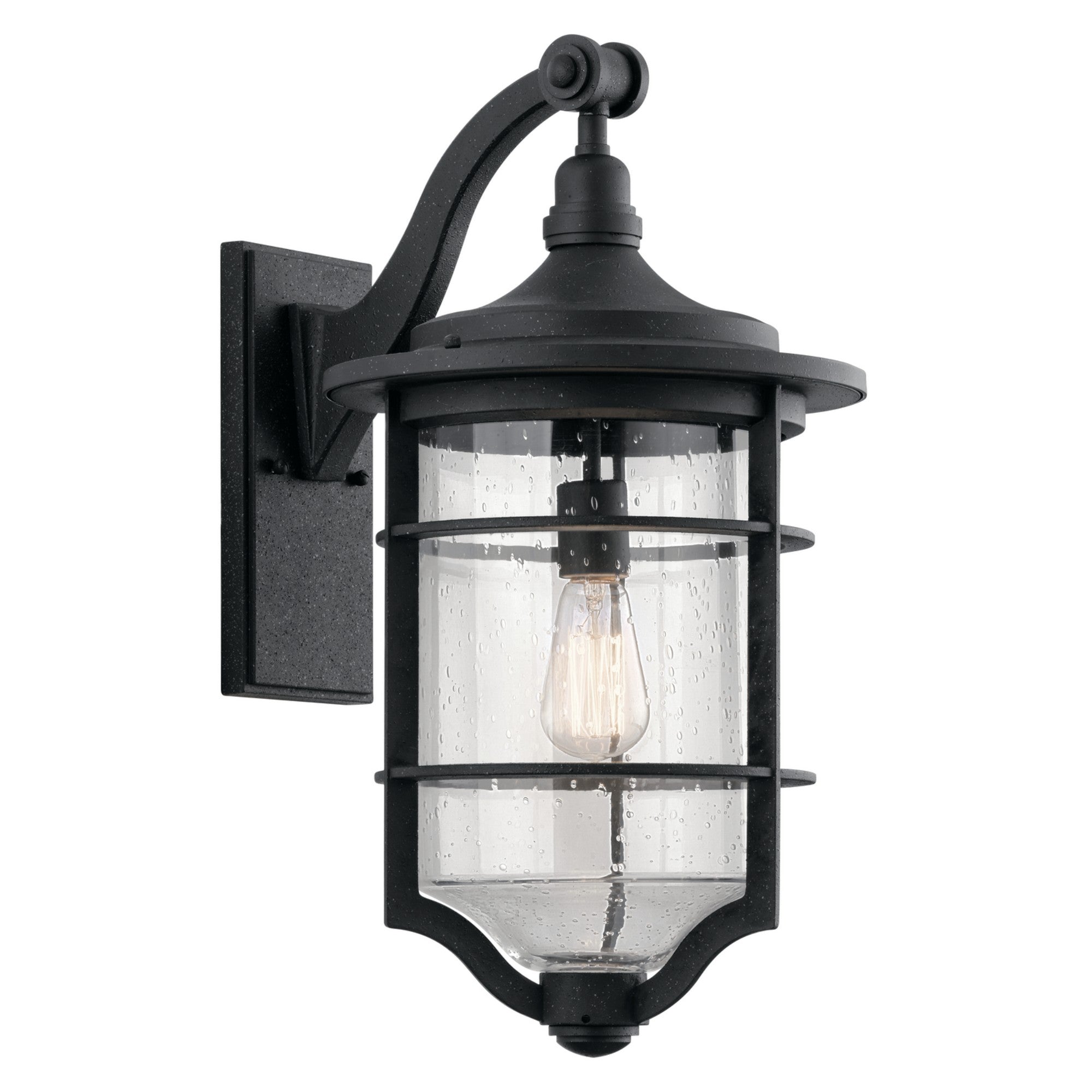 Royal Marine 22" Outdoor Wall Light, Distressed Black Finish - Bees Lighting