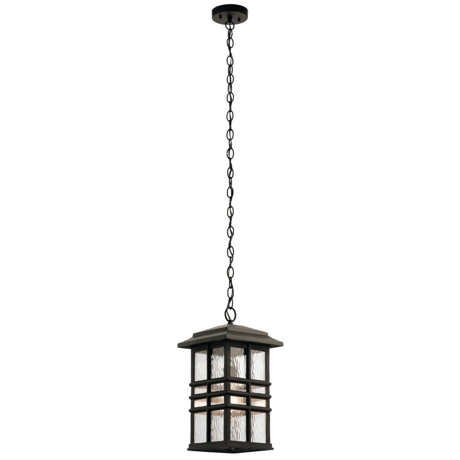 Beacon Square 18" Outdoor Pendant, Olde Bronze Finish - Bees Lighting