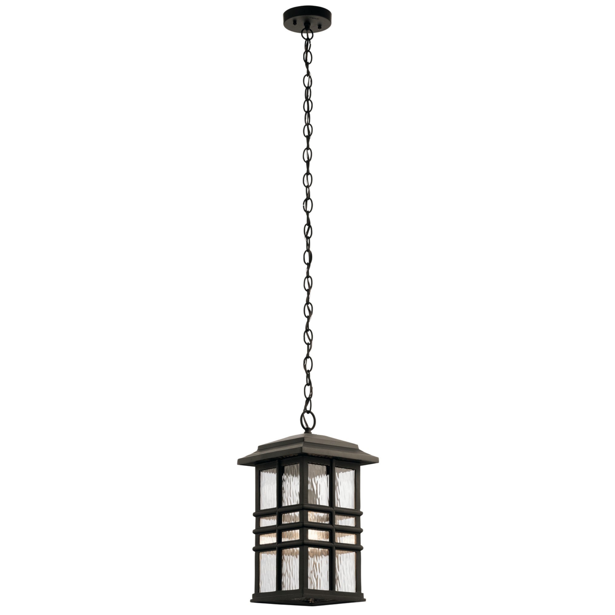 Beacon Square 18" Outdoor Pendant, Olde Bronze Finish - Bees Lighting