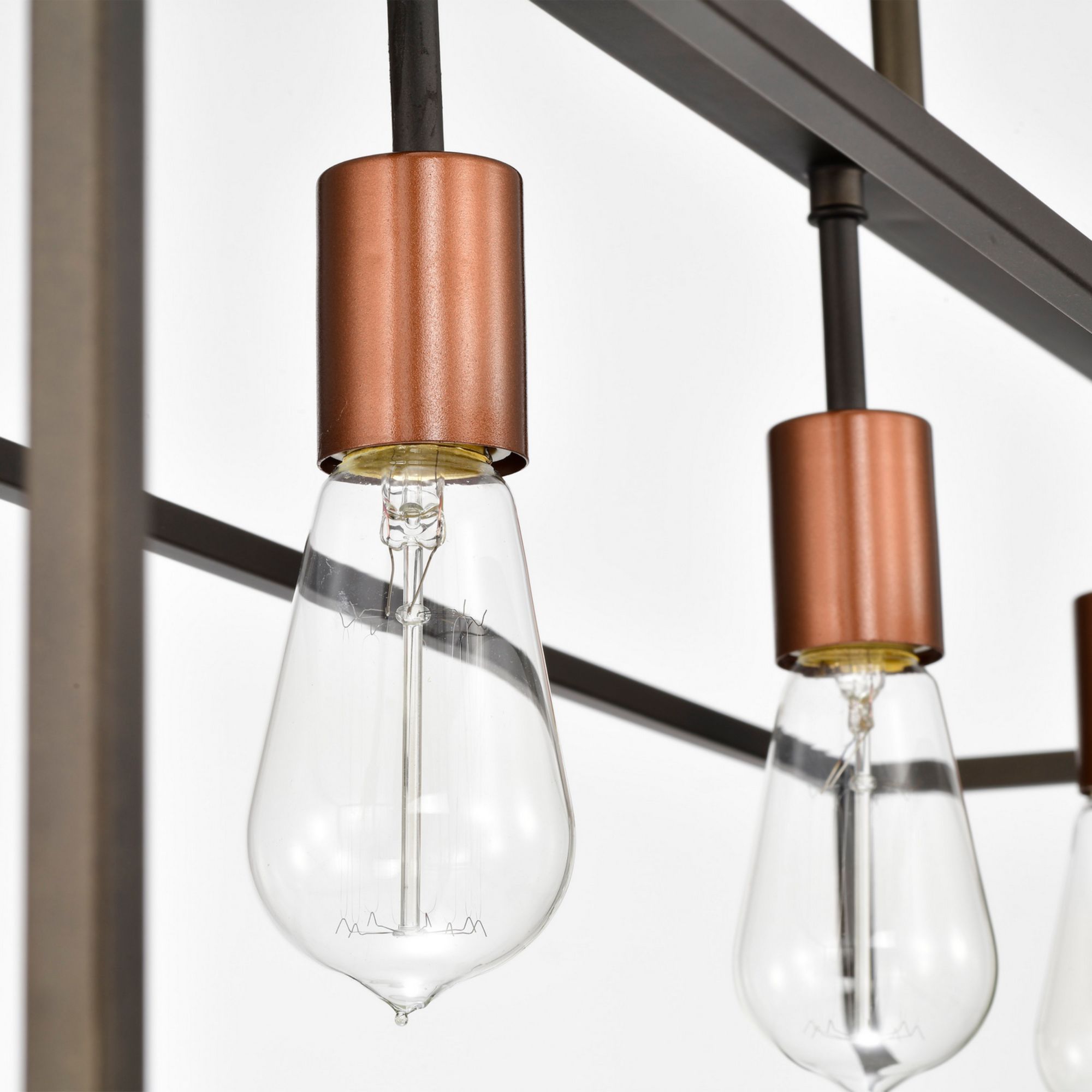 Lake 36" 4 Lights Pendant, Bronze Finish - Bees Lighting