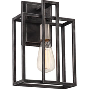 Lake 12 In. 1 Light Armed Sconce, Copper Accents - Bees Lighting