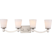 Laguna Vanity Light, White Glass - Bees Lighting