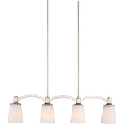 Laguna 33" 4 Lights Pendant, Nickel Finish - Bees Lighting