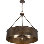 Kettle 30 in. 5 Lights Pendant Light Brass Finish - Bees Lighting