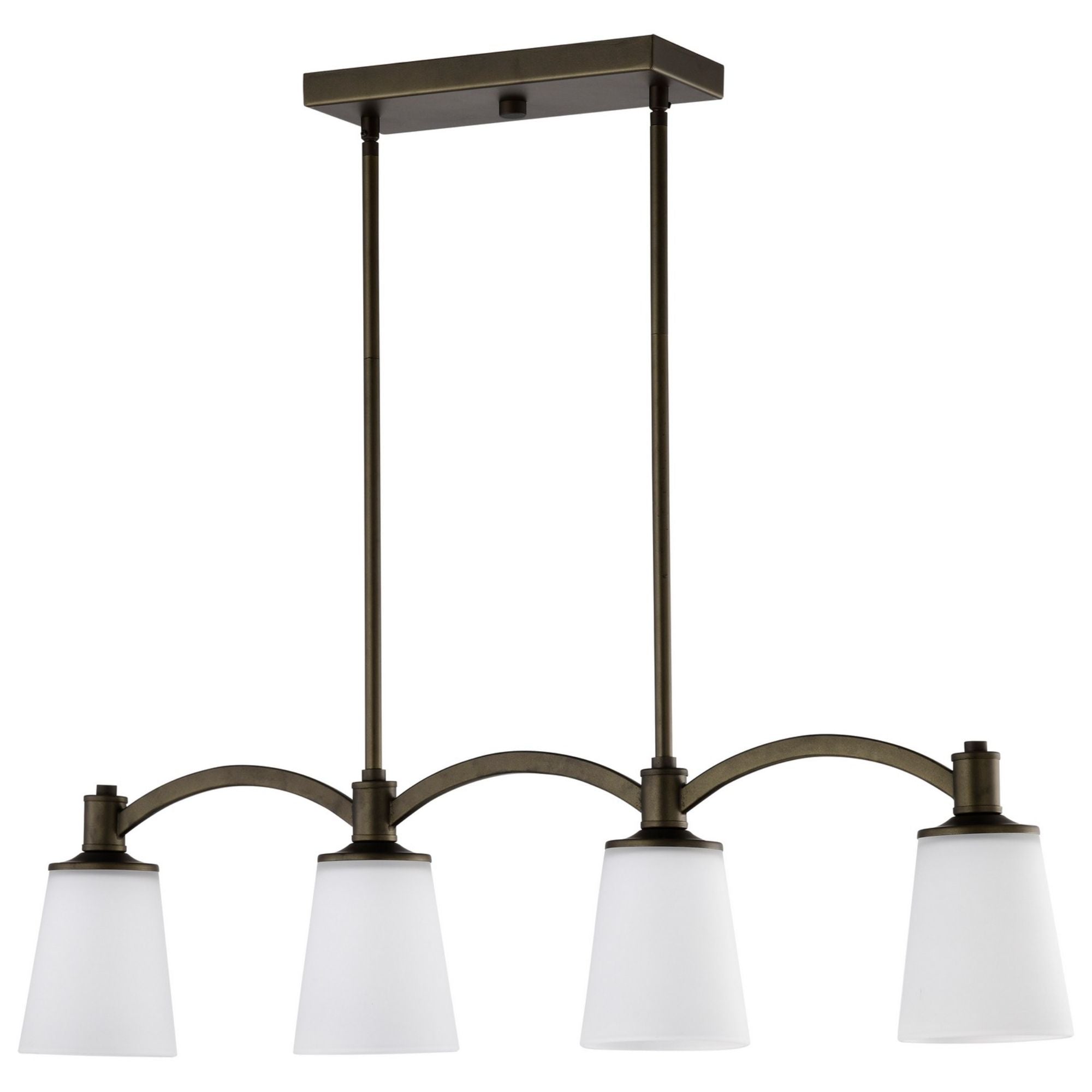 Laguna 33" 4 Lights Pendant, Bronze Finish - Bees Lighting