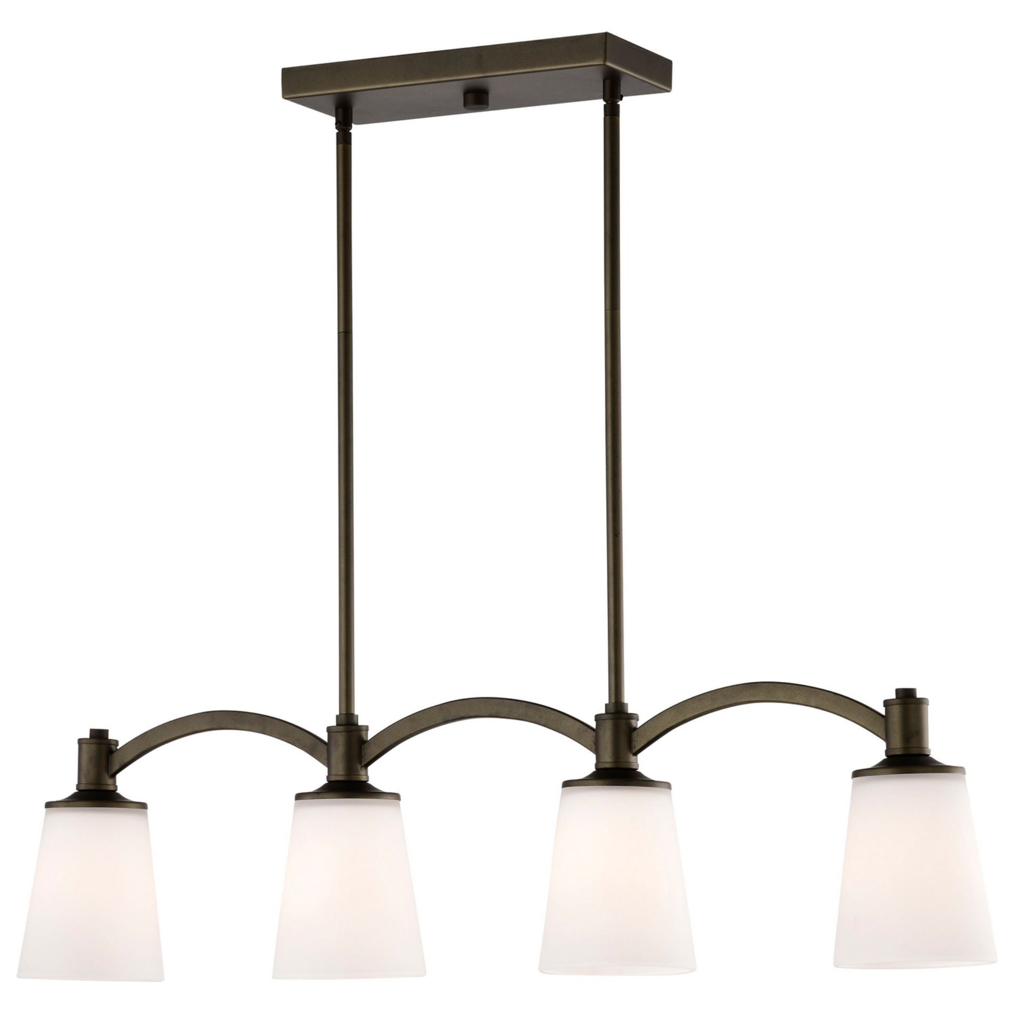Laguna 33" 4 Lights Pendant, Bronze Finish - Bees Lighting