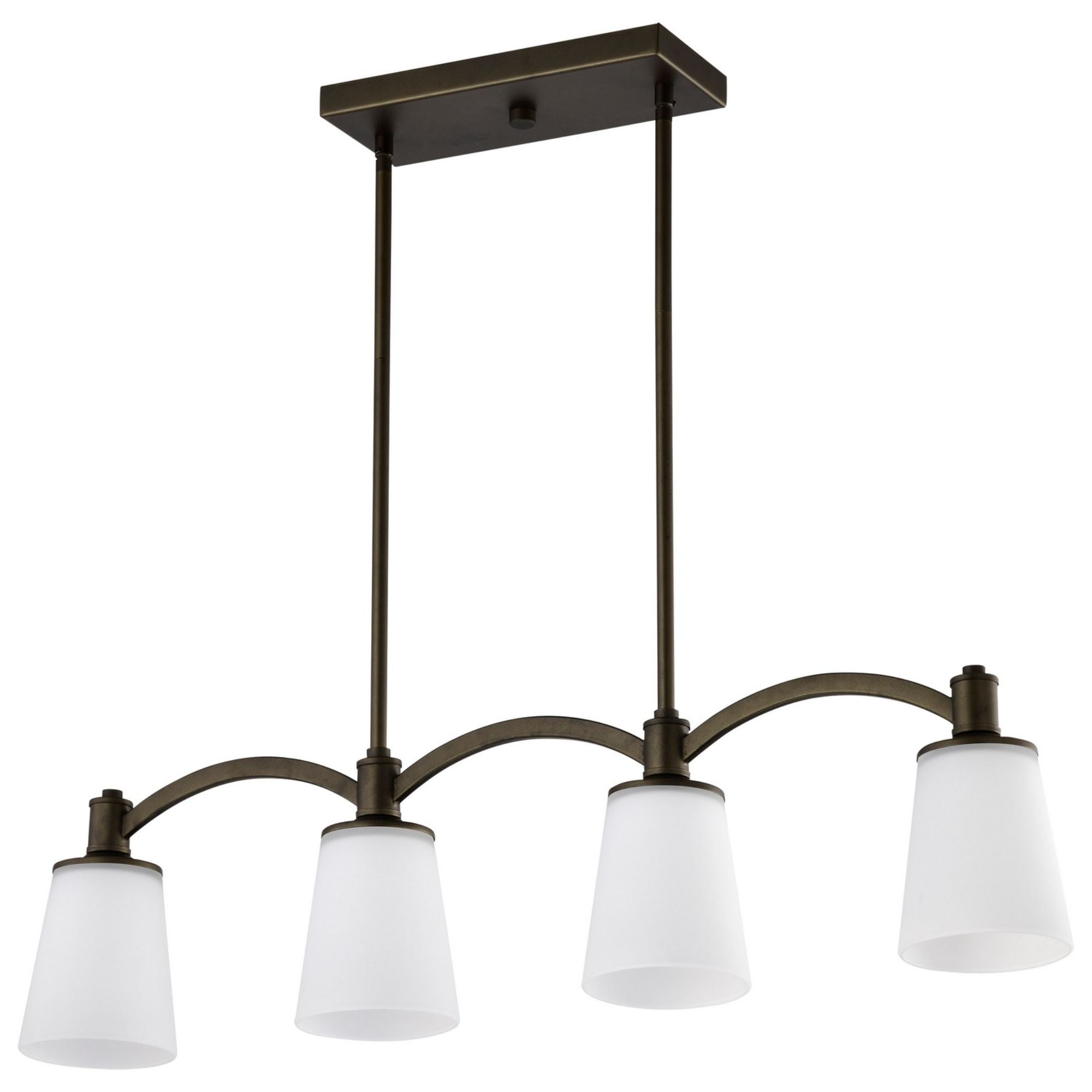 Laguna 33" 4 Lights Pendant, Bronze Finish - Bees Lighting
