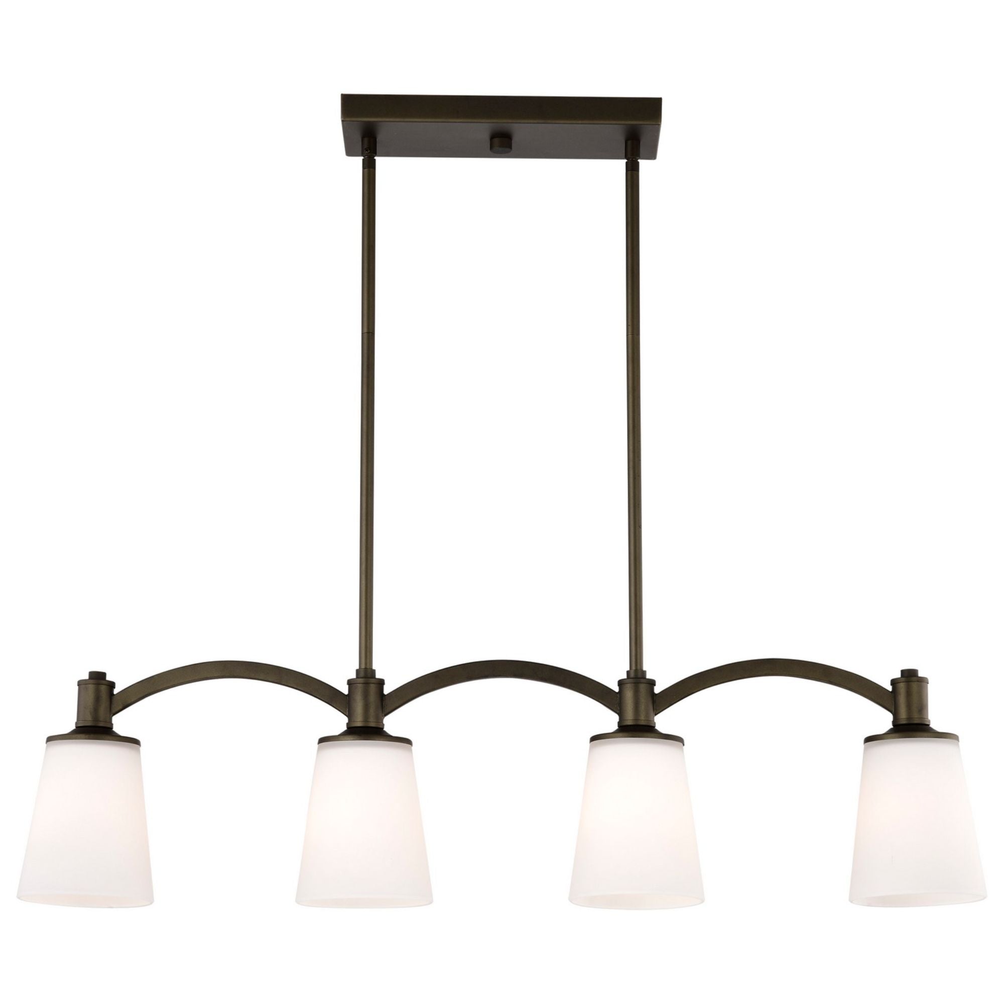 Laguna 33" 4 Lights Pendant, Bronze Finish - Bees Lighting
