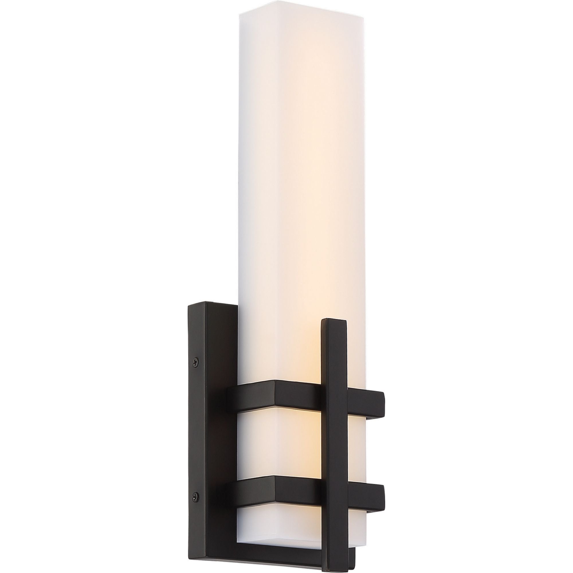 Grill 12" LED Wall Sconce, Aged Bronze Finish - Bees Lighting