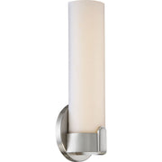 Loop 12" LED Wall Sconce, Brushed Nickel Finish - Bees Lighting