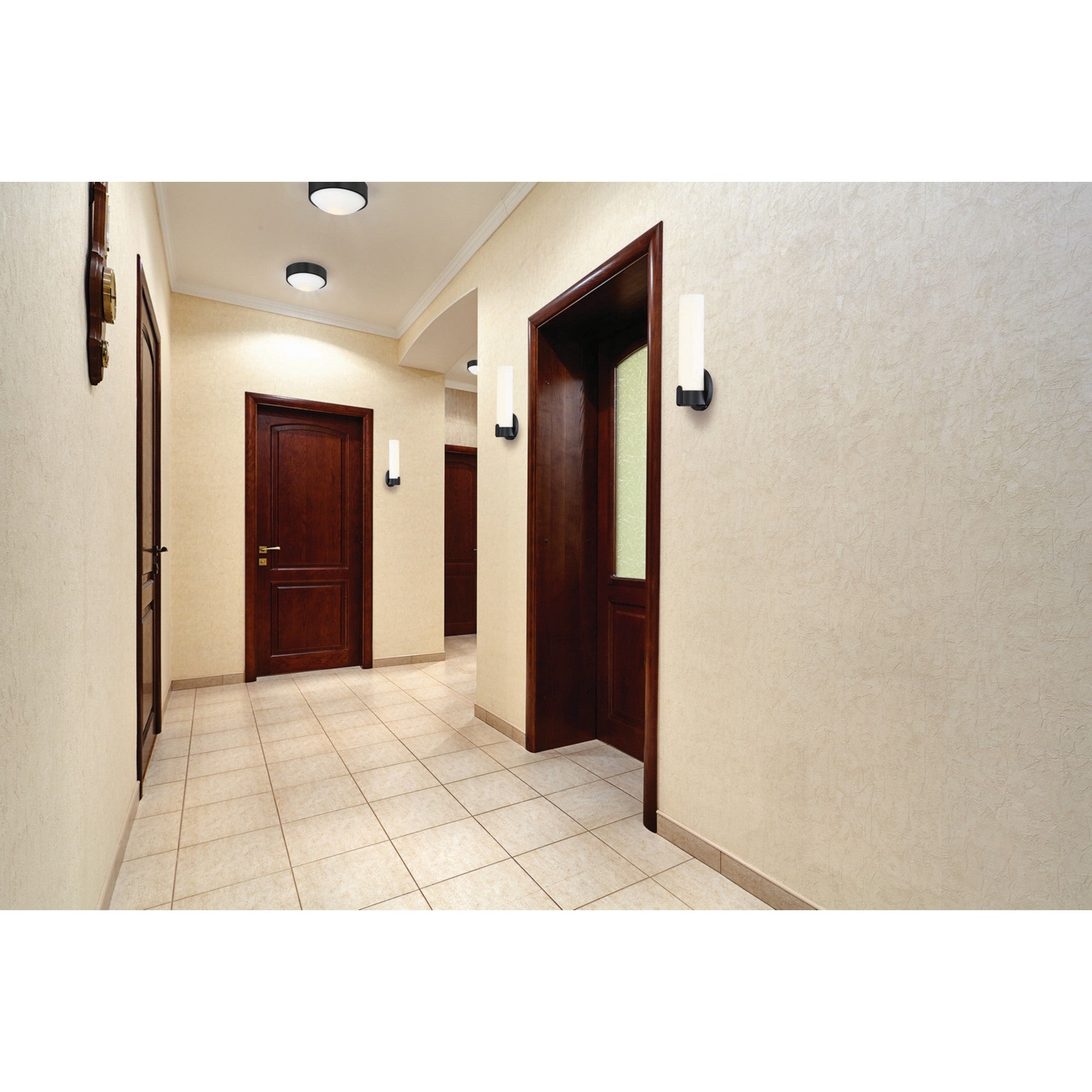 Loop 12" LED Wall Sconce, Aged Bronze Finish - Bees Lighting