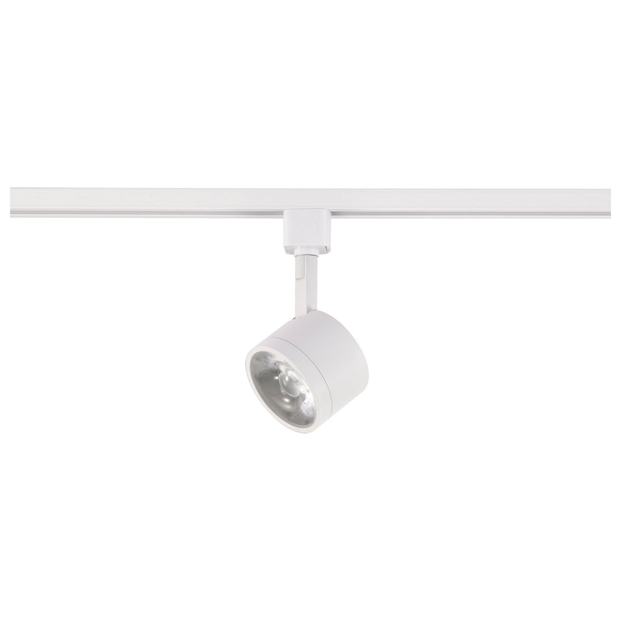 Round LED Track Head, 1000 Lumens, 12W, 3000K, Halo, 24° Beam Angle, White - Bees Lighting