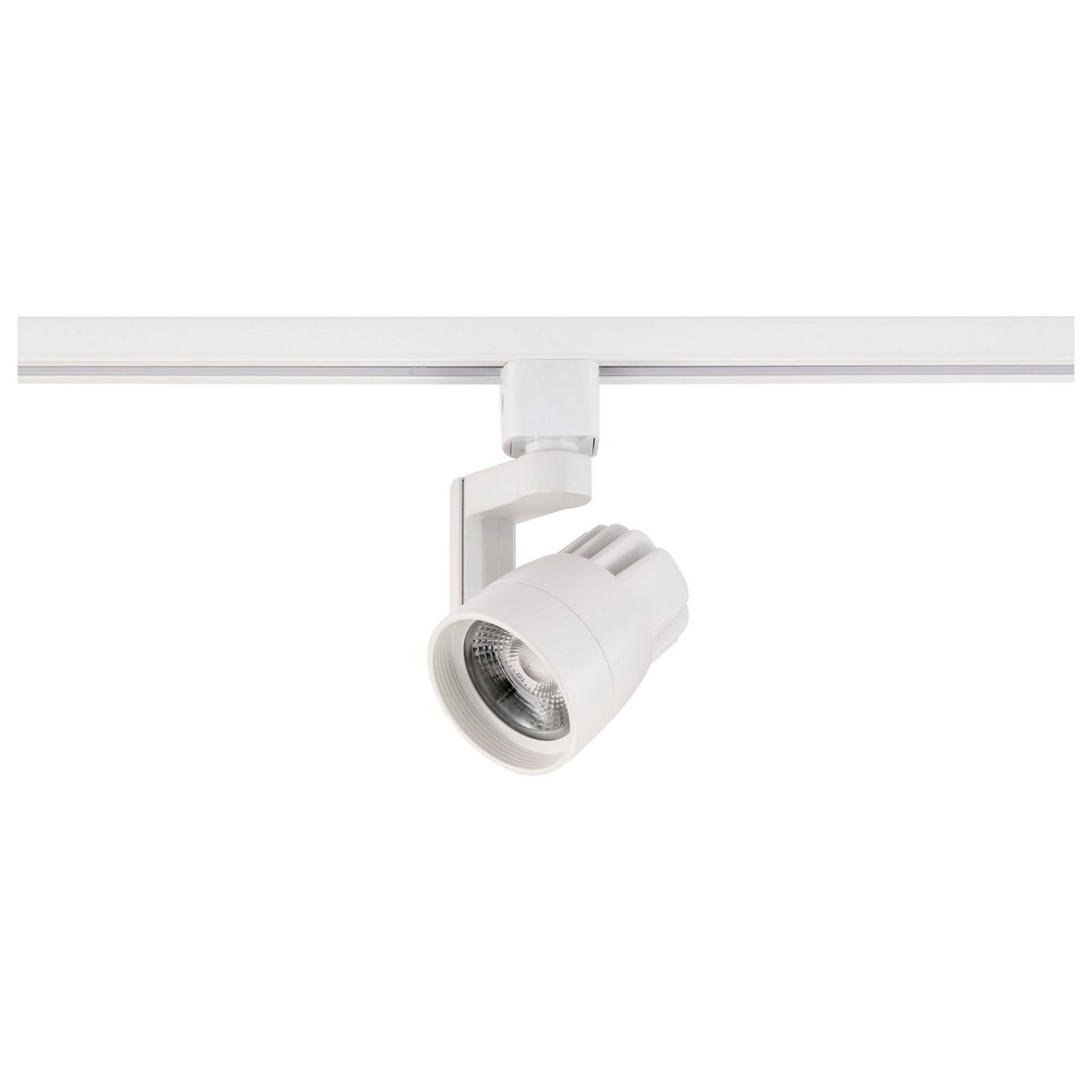 LED Track Head Angle Arm 12W 1000 Lumens 3000K, Halo, 36°, White - Bees Lighting
