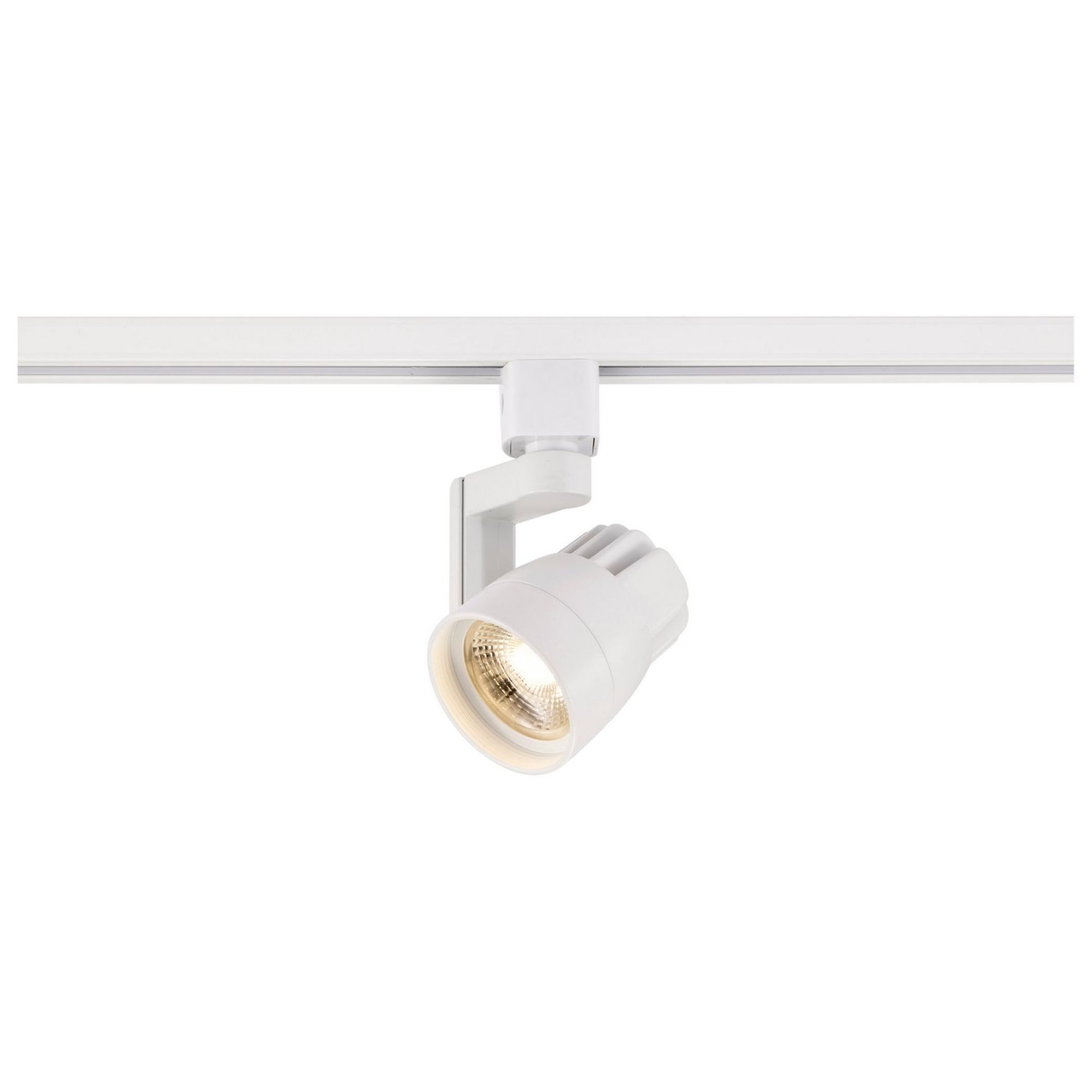 LED Track Head Angle Arm 12W 1000 Lumens 3000K, Halo, 36°, White - Bees Lighting