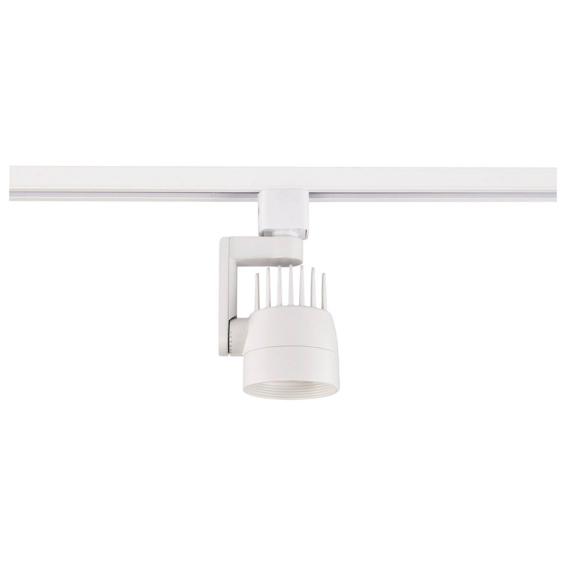 LED Track Head Angle Arm 12W 1000 Lumens 3000K, Halo, 36°, White - Bees Lighting