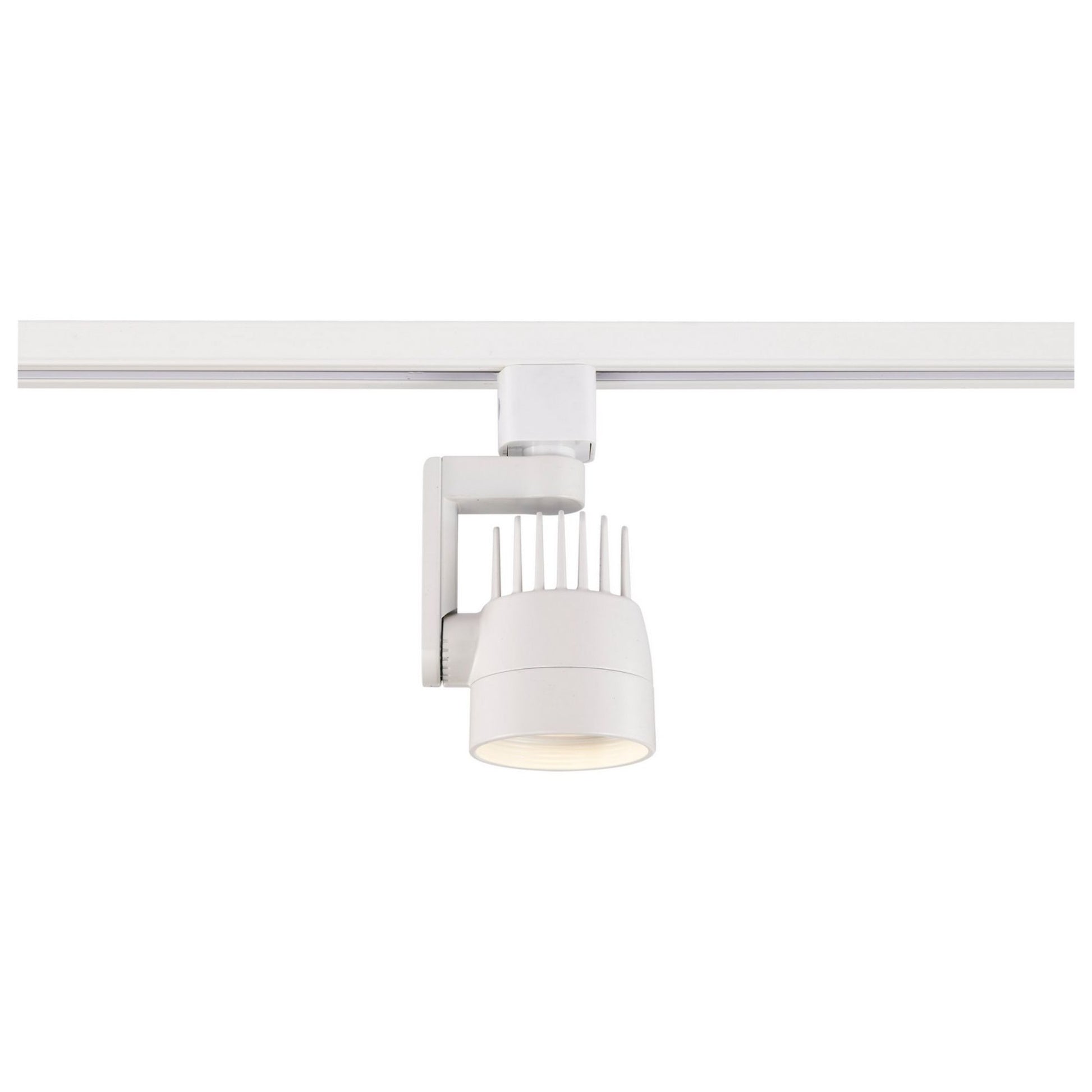 LED Track Head Angle Arm 12W 1000 Lumens 3000K, Halo, 36°, White - Bees Lighting