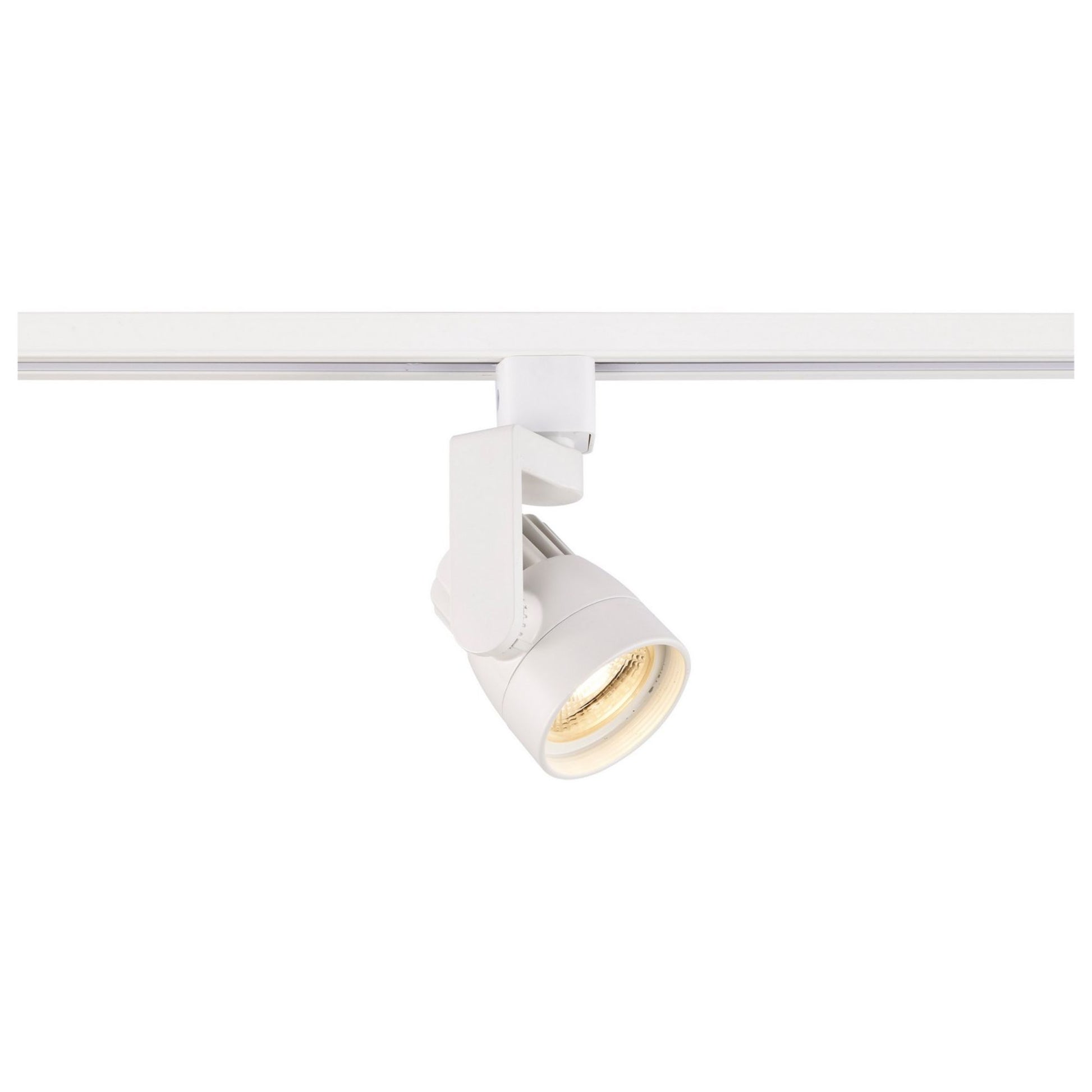 LED Track Head Angle Arm 12W 1000 Lumens 3000K, Halo, 36°, White - Bees Lighting