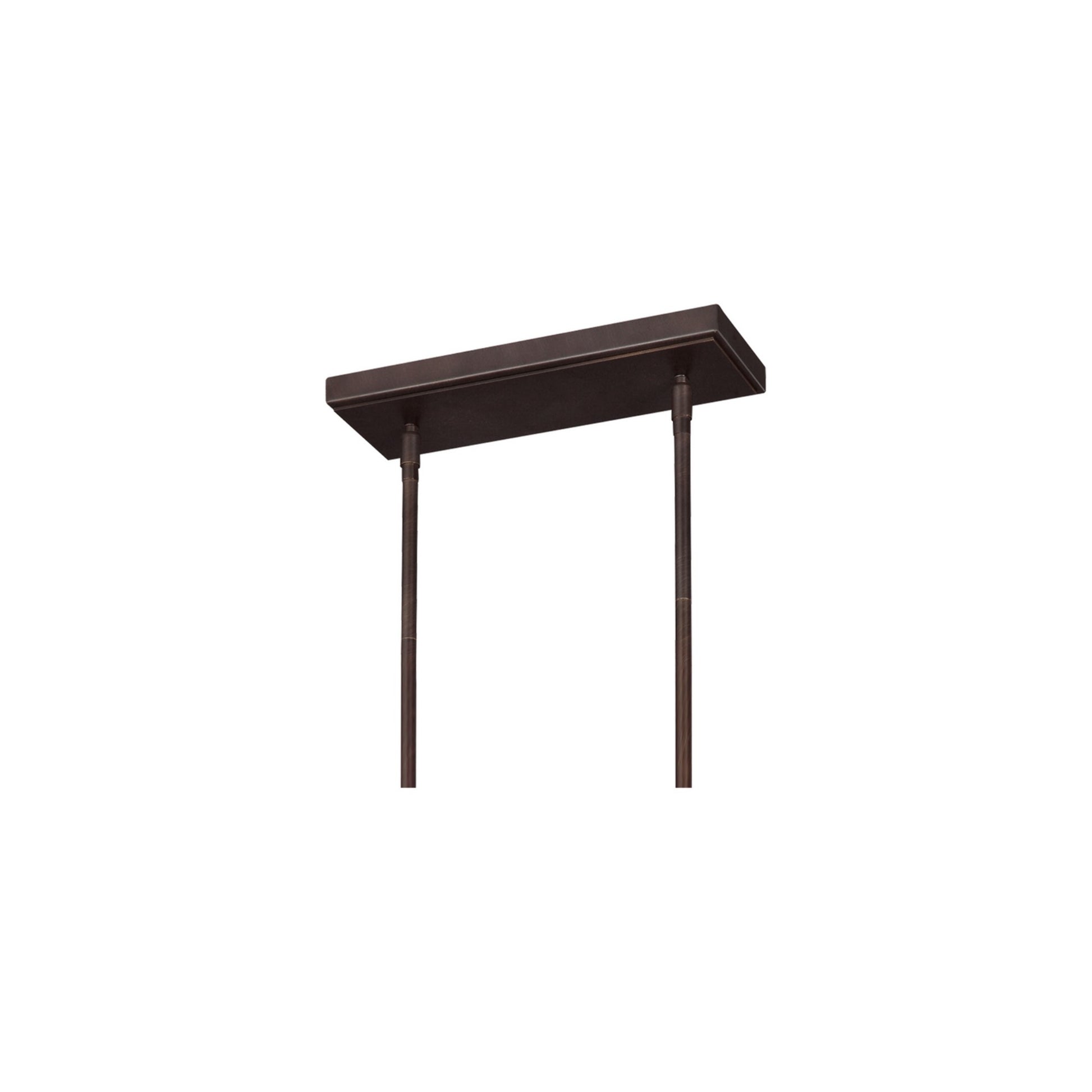 Finnegan 40" 5-Light Medium Linear Chandelier, New World Bronze Finish - Bees Lighting